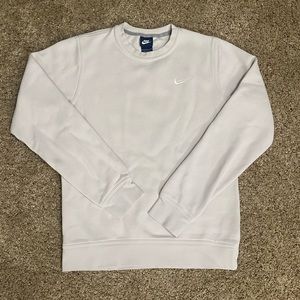 White Nike Crewneck Hoodie Size Small
